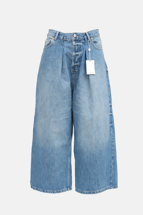 Raey Pleated Wide Leg Jeans