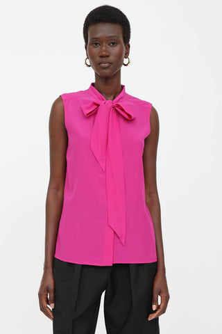 Silk Sleeveless Top