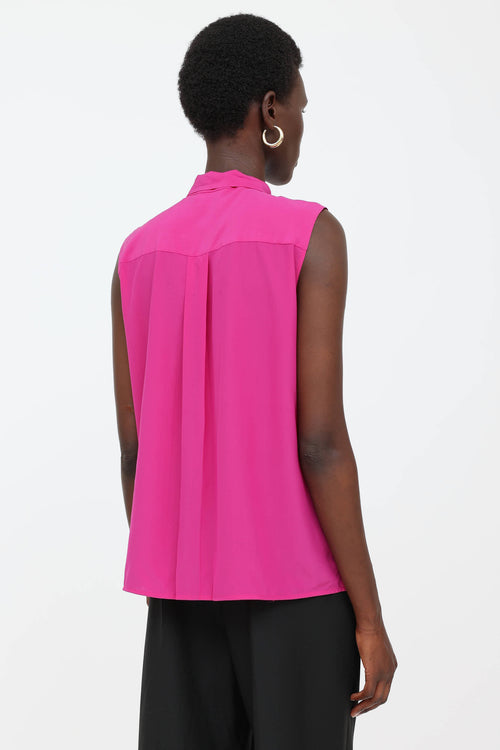 Silk Sleeveless Top