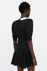 Alessandra Rich Contrast Collar Dress