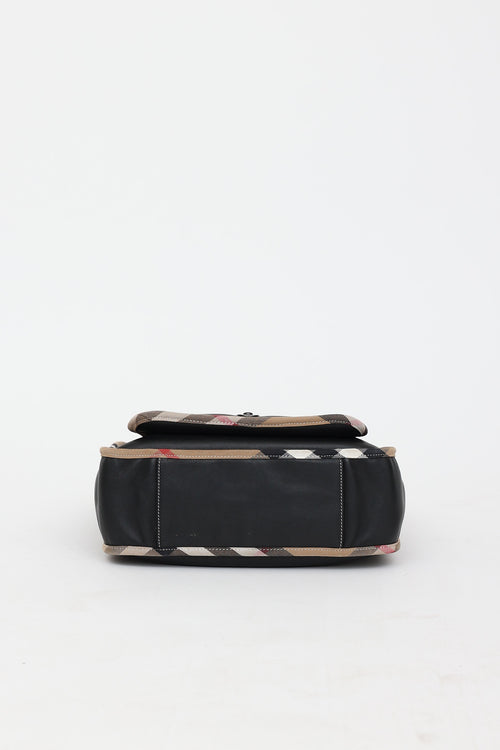 Burberry Nova Check Trim Tote Bag