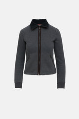 Prada Sport Elbow Patch Zip Jacket