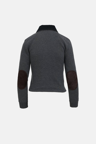 Prada Sport Elbow Patch Zip Jacket