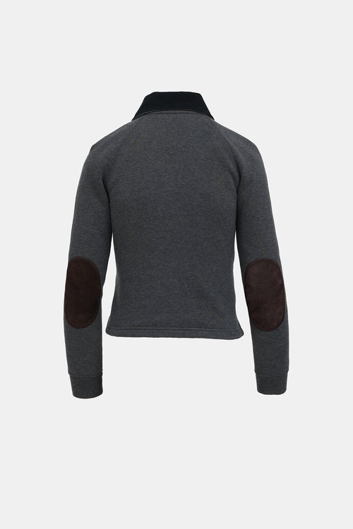 Prada Sport Elbow Patch Zip Jacket