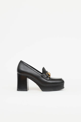 Gucci 1953 Horsebit Platform Heeled Loafer