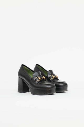 Gucci 1953 Horsebit Platform Heeled Loafer