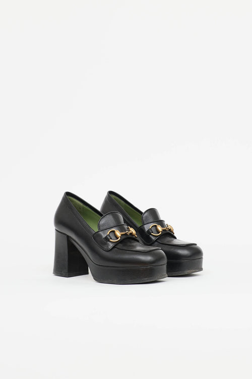 Gucci 1953 Horsebit Platform Heeled Loafer