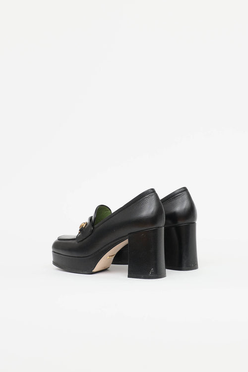 Gucci 1953 Horsebit Platform Heeled Loafer