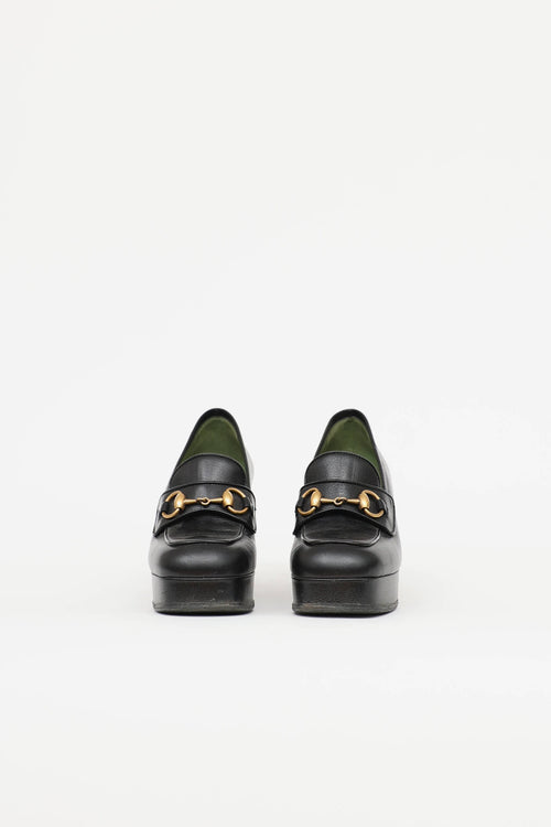 Gucci 1953 Horsebit Platform Heeled Loafer