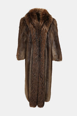 VSP Archive Shawl Panelled Fur Coat