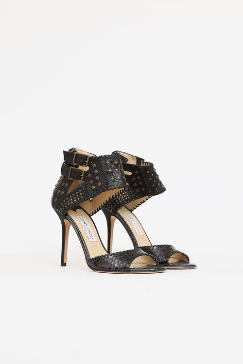Jimmy Choo Studded Buckle Pump