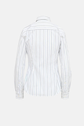 Dolce & Gabbana Striped Button Up Shirt