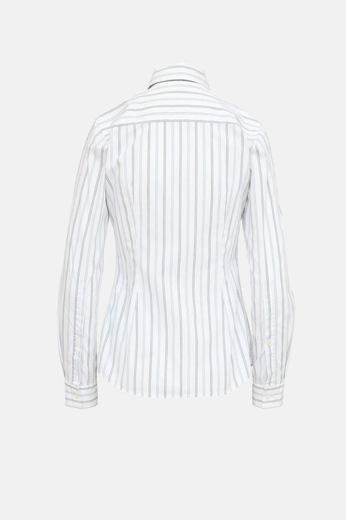 Dolce & Gabbana Striped Button Up Shirt