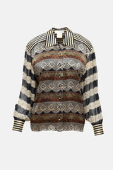 Escada Silk Button Up Top