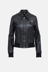 Dolce & Gabbana Leather Biker Jacket