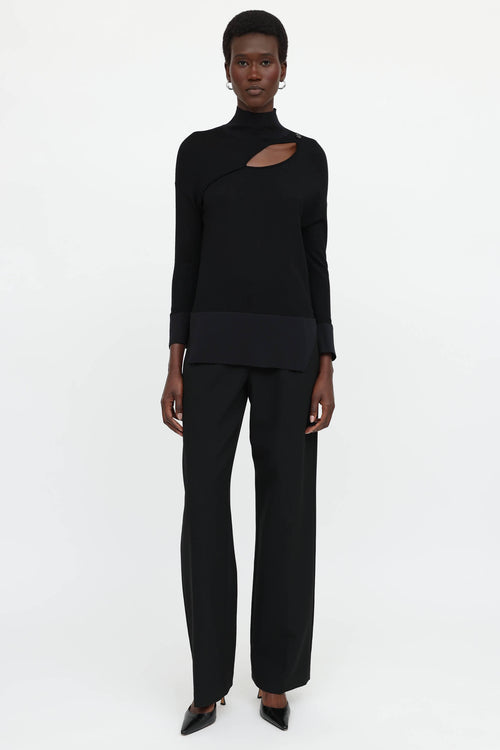 Dior 2005 Cutout Wool Sweater