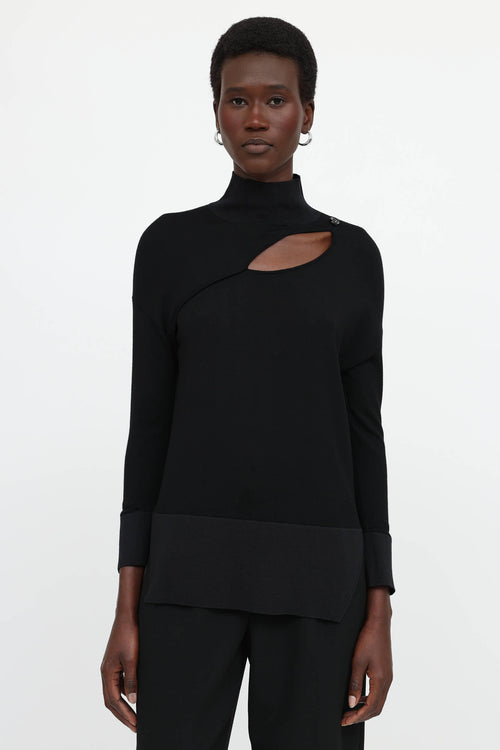 Dior 2005 Cutout Wool Sweater
