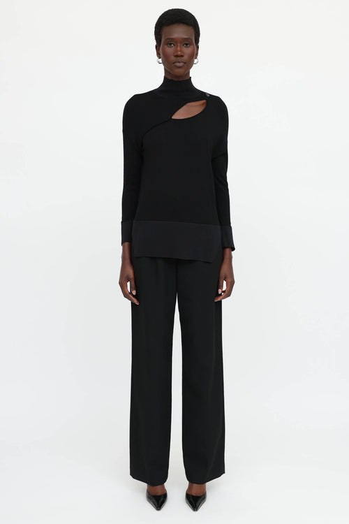 Dior 2005 Cutout Wool Sweater