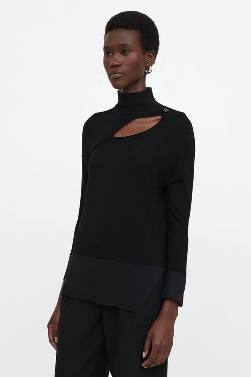 Dior 2005 Cutout Wool Sweater