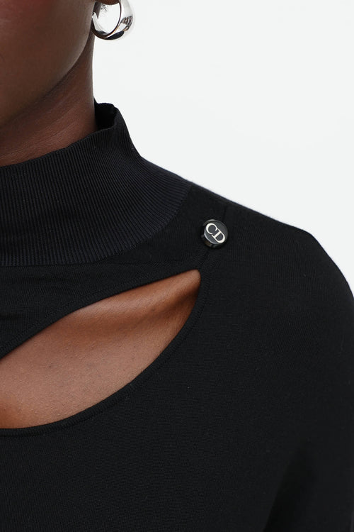 Dior 2005 Cutout Wool Sweater