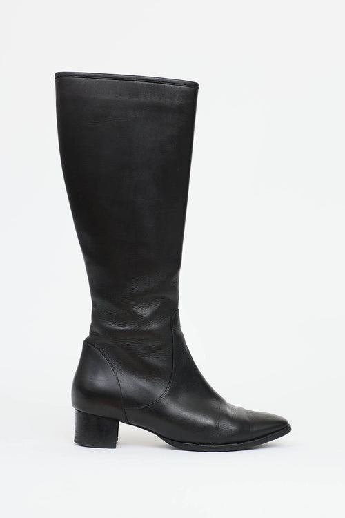 Manolo Blahnik Leather Hanzuofia Boot