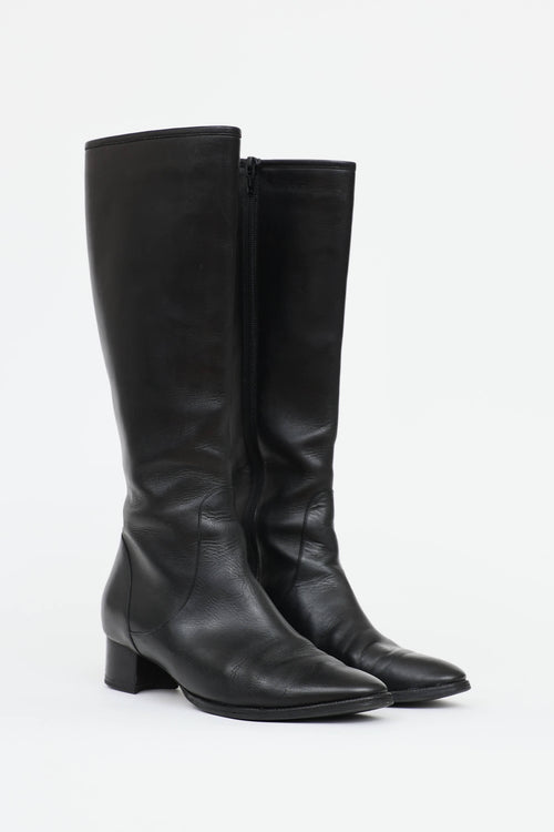 Manolo Blahnik Leather Hanzuofia Boot
