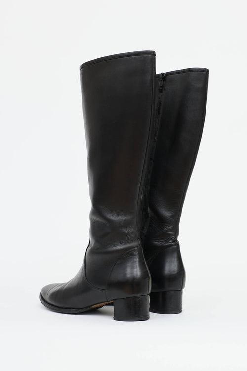 Manolo Blahnik Leather Hanzuofia Boot