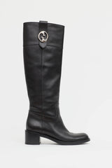 Gucci Leather Riding Boot