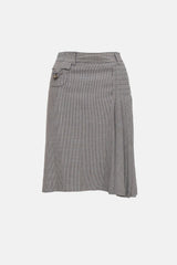 Dolce & Gabbana Houndstooth Midi Skirt
