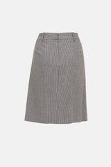 Dolce & Gabbana Houndstooth Midi Skirt