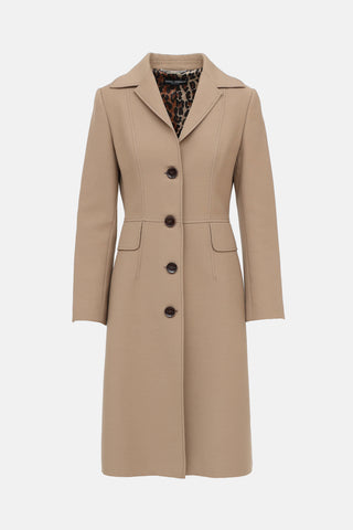 Dolce & Gabbana Single Breasted Coat