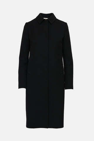 Wool Button Up Coat