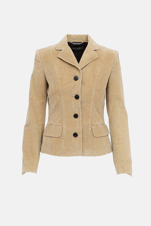 Dolce & Gabbana Corduroy Blazer