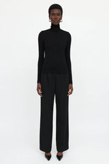 Dior 2004 Logo Knit Turtleneck
