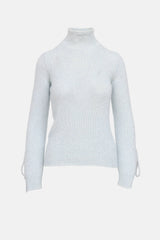 Versace C. 1980s Open Knit Turtleneck Sweater