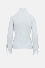 Versace C. 1980s Open Knit Turtleneck Sweater