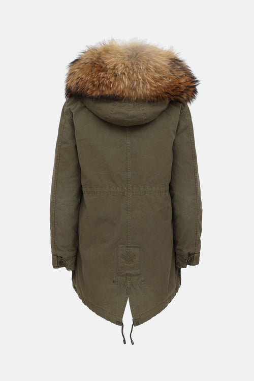 Mr & Mrs Jazzy Canvas Parka Coat
