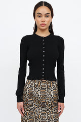 Dolce & Gabbana Ribbed Button Cardigan