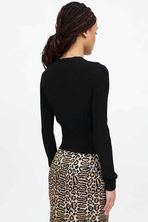 Dolce & Gabbana Ribbed Button Cardigan