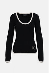 Dolce & Gabbana Scoop Neck Knit Top