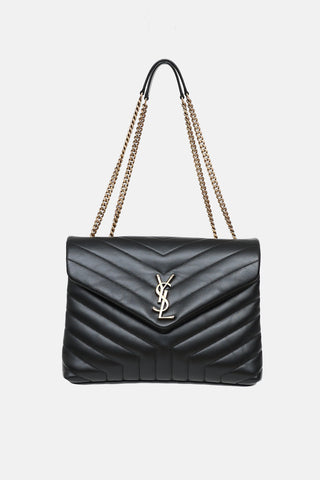 Saint Laurent Medium Leather LouLou Bag