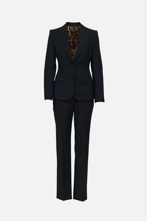 Wool Single Breasted Suit