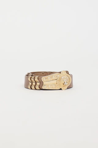 Judith Leiber x Saks Fifth Avenue Leather Belt
