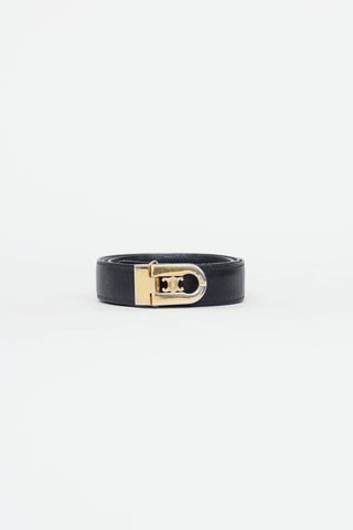 Leather Triomphe Belt