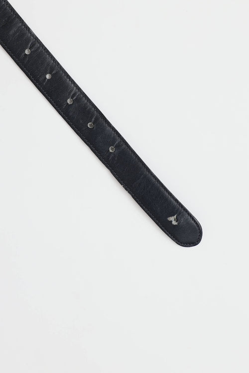 Leather Triomphe Belt