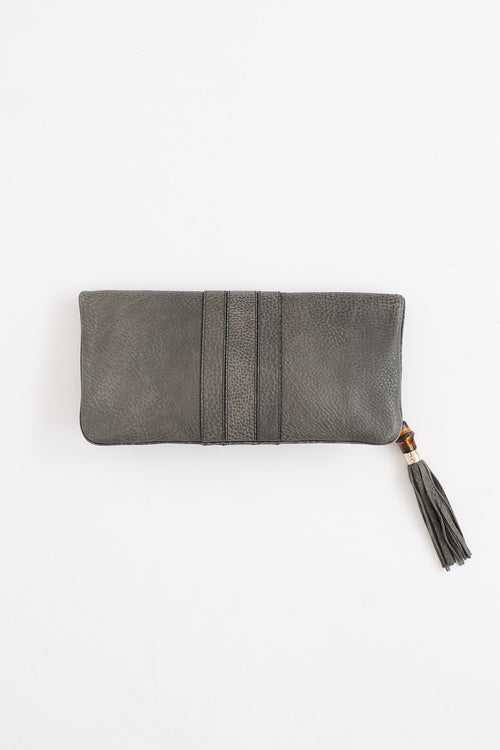 Gucci Lucy Bamboo Flap Clutch