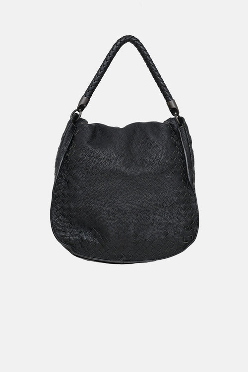 Bottega Veneta Intrecciato Flap Shoulder Bag
