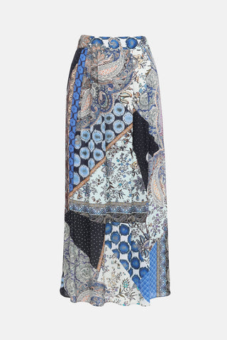 Etro Printed Silk Skirt