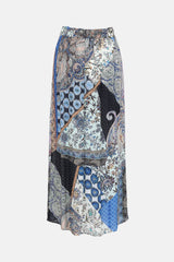 Etro Printed Silk Skirt