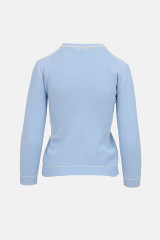 Marni Contrast Stitch Knit Sweater